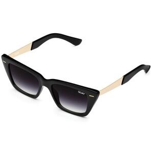 Quay Australia Black and Gold Sunglasses